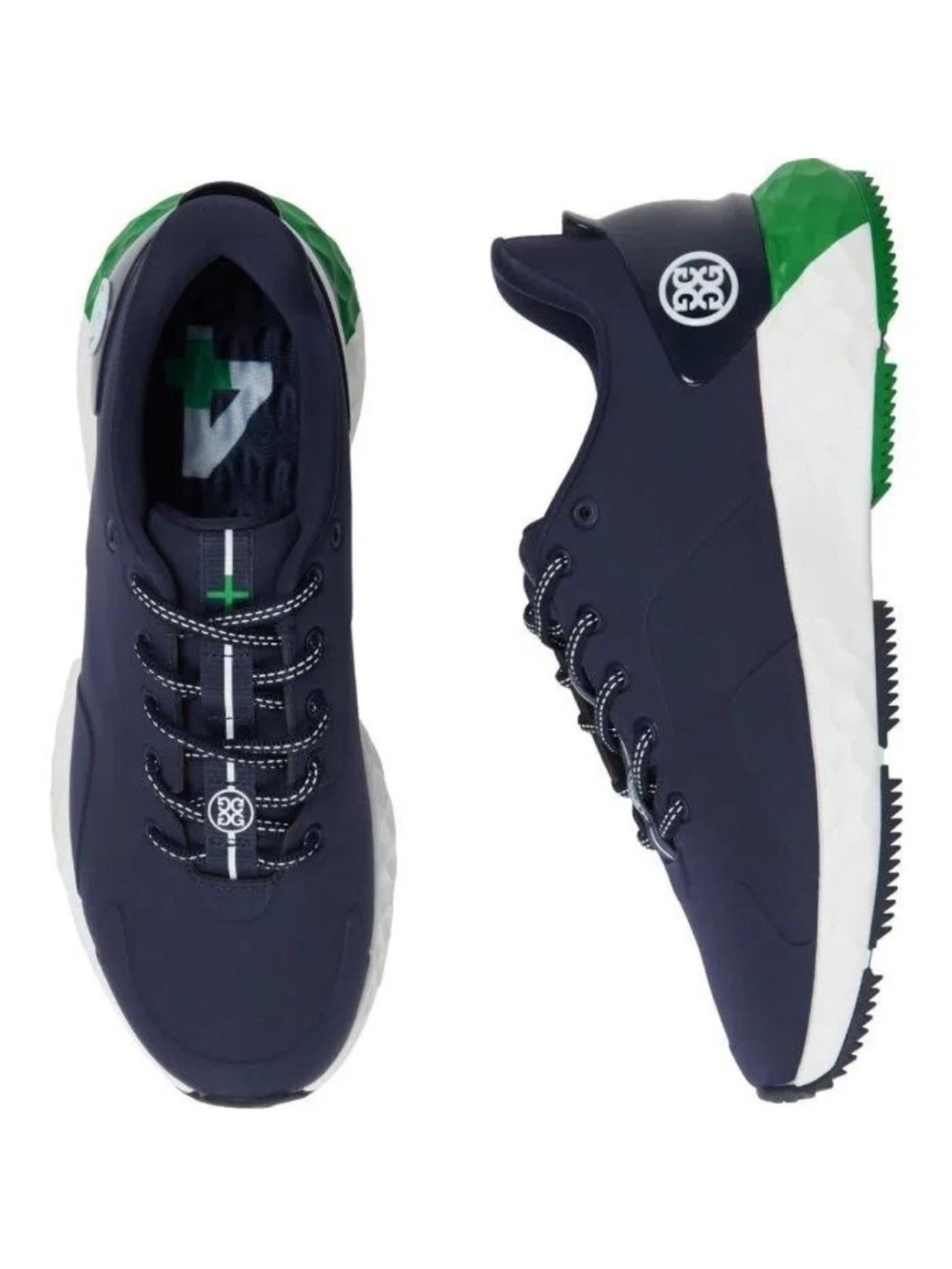 G/Fore MG4+ Golf Sneakers Shoes Navy Green Neoprene Womens GFORE